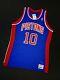 100% Authentic Dennis Rodman Mitchell Ness Limited Signed Pistons Pro Cut Jersey