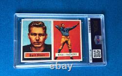 1957 Topps Bart Starr Reprint ROOKIE Signed Cut PSA/DNA PACKERS