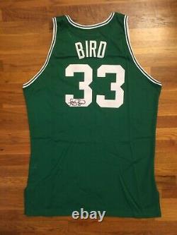 1991-92 Boston Celtics Larry Bird SIGNED / AUTO Pro Cut Jersey 46 + 4 inches