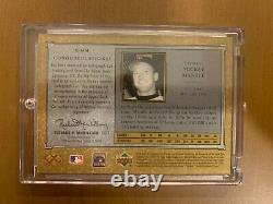 2001 SP Legendary Cuts Cards Mickey Mantle Autograph Signature 1/8 Yankees