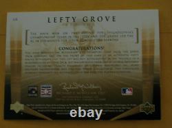2004 Ud Sp Legendary Cuts Lefty Grove Auto Hof A's Autograph 48/75