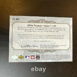 2005 Upper Deck Sp Legendary Cuts Kirby Puckett Auto Signed Baseball Card #16/25