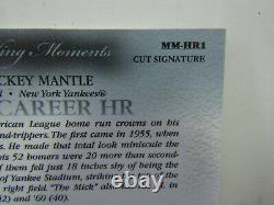 2006 Topps Sterling #MM-HR1 Mickey Mantle Game Used Patch Auto 9/10 Yankees