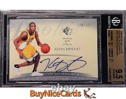 2007-08 Kevin Durant Upper Deck SP Authentic RC Rookie Auto /399 BGS 9.5 / 10