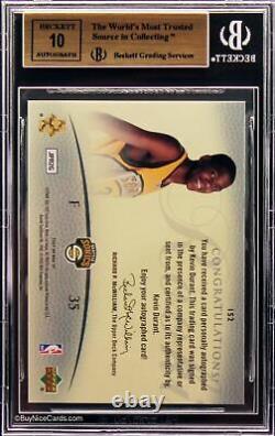 2007-08 Kevin Durant Upper Deck SP Authentic RC Rookie Auto /399 BGS 9.5 / 10