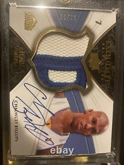 2008-09 UD Exquisite Collection Noble Nameplate Chauncey Billups Patch Auto /25