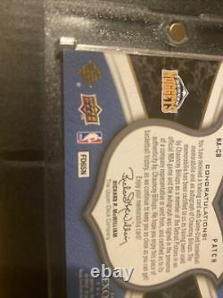 2008-09 UD Exquisite Collection Noble Nameplate Chauncey Billups Patch Auto /25