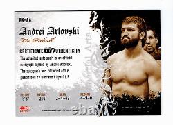 2008 AMERICANA Andrei Arlovski RING KINGS CUT UFC AUTO AUTOGRAPH 370/500 RK-AA