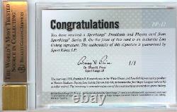 2008 Sportkings Presidents And Players Lou Gehrig 1/1 Cut Autograph Bgs 10/9 Wow