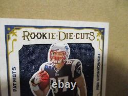 2010 Panini Crown Royale Rookie Die Cuts Rob Gronkowski Rc Jersey Auto 11/50