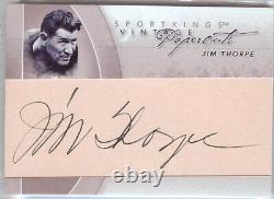 2010 SPORTKINGS VINTAGE PAPERCUTS JIM THORPE 1/1 AUTOGRAPH BGS 9.5 with 10 AUTO