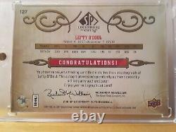 2011 Upper Deck Sp Legendary Cuts Signatures Lefty Odoul Sp #12/13 Baseball Card