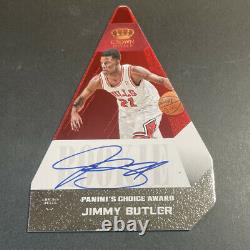 2012-13 Jimmy Butler Crown Royale Rookie RC Auto Die Cut Red /99 Miami Heat