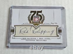 2014 National Treasures Red Ruffing Auto Cut Autograph Yankees HOF #ed 1/1