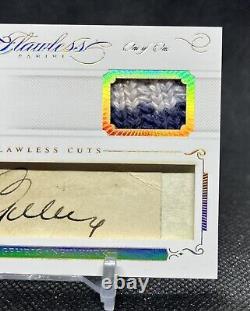 2016 Panini Flawless 1/1 Cut Auto With Sock Relic NY Yankees Lou Gehrig