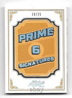 2016 Prime Cuts Corey Seager Trea Turner Ketel Marte Prime 6 Signatures #10/25