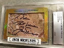 2017 Leaf Executive JACK NICKLAUS CUT AUTO 1 OF 1 1/1 PSA DNA JSA Autograph