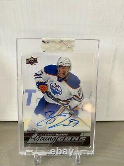 2018-19 Clear Cut Rookie Tribute Connor McDavid Young Guns Auto RT-CM