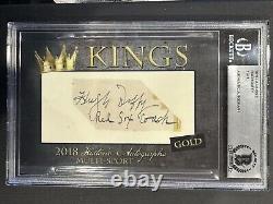 2018 HA KINGS Historic Autograph HUGH DUFFY Cut 1/1 BAS AUTHENTIC TOUGH HOF auto