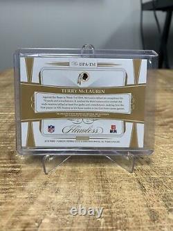 2019-20 Flawless Terry Mclaurin Dual Patch Auto RPA RC 2/10