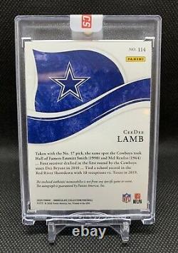 2020 Immaculate Rookie Patch Auto CEEDEE LAMB 14/99 RPA Cowboys Rookie Card Auto