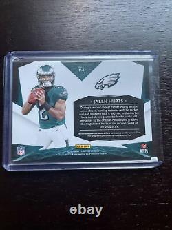 2020 Panini Limited Jalen Hurts RPA Rookie Auto 4C Jersey Patch /175 Eagles