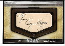 2020 Topps Transcendent Rogers Hornsby OVERSIZED CUT AUTO #1/1 signed Cardinals