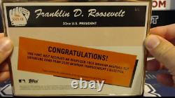 2020 Transcendent Franklin D. Roosevelt (FDR) Cut Signature Card 1/1 Auto RARE