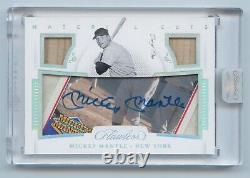 2021 Panini Flawless Mickey Mantle Game Used Bat Cut Auto 1/1 Autograph Yankees