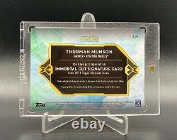 2021 Thurman Munson Topps Diamond Icons Cut Autograph Auto 1/1