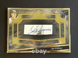 2021 Topps Transcendent Ted Williams Cut Autograph Auto 1/1 Red Sox HOF Oversize