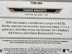 2021 Topps Triple Threads Baseball 1/1 Xander Bogaerts Die Cut Auto Relics Wood