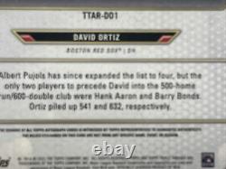 2021 Topps Triple Threads Baseball 6/9 Gold David Ortiz Die Cut Relics Auto