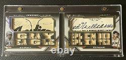 2021 Topps Triple Threads Red Sox 1/1 Cut Auto Bat Ted Williams Tris Speaker