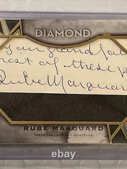 2022 Diamond Icons RUBE MARQUARD 1/4 Cut Autograph Card Auto HOF NY Giants