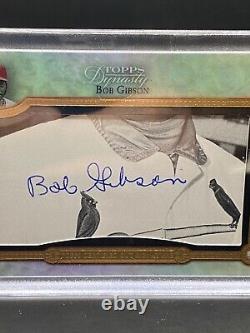 2022 Topps Dynasty Bob Gibson 1/1 Auto Cut Signed Autograph