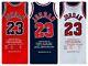 (3) Michael Jordan Uda Signed 1997-98 Nike Pro-cut Bulls Jersey Set Le /123 Jsa