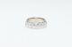 $7000 Kwiat Signed 3ct Vvs G Princess Cut Diamond 18k White Gold Band Ring