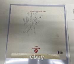 Andre The Giant Signed Autographed Cut Auto Envelope Beckett LOA