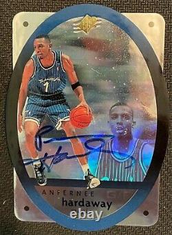 Anfernee Hardaway 1996 SPX Holoview Die Cut Autograph with UDA Rare Auto