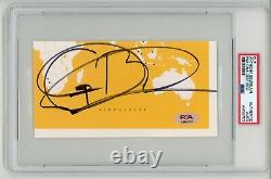 Anthony Bourdain Signed Autographed Authentic Cut Signature PSA DNA Encased