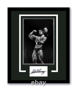 Arnold Schwarzenegger Signed Cut 11x14 Framed Bodybuilding Autographed ACOA COA