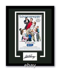 Arnold Schwarzenegger Signed Cut 11x14 Framed Kindergarten Cop Autographed ACOA