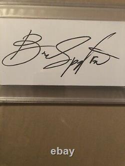 Autographed Bruce Springsteen Cut Signature PSA Certified Signed