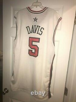 BARON DAVIS signed USA authentic PRO CUT jersey and game worn sneakers