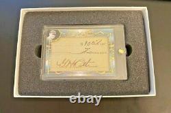 Babe Ruth Cut Auto 1/1! 2019 Leaf Metal Collection Cs-01 Signature Autograph Box