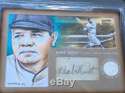 Babe Ruth Cut Auto Signed Authentic Hair The Bar true 1 of 1 READ DESCIPTION