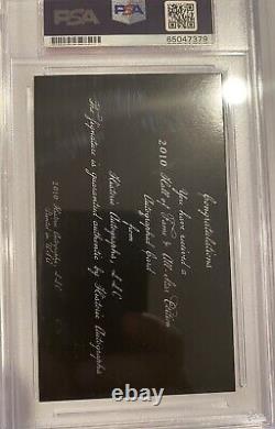 Babe Ruth Signed Autograph PSA /DNA 2010 Historic Autographs Card