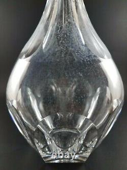 Baccarat Malmaison Cut Full-Lead Crystal Wine Decanter with Stopper 11.75