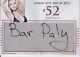 Bar Paly Authentic Signed Custom Cut Autographed Trading Card Coa
